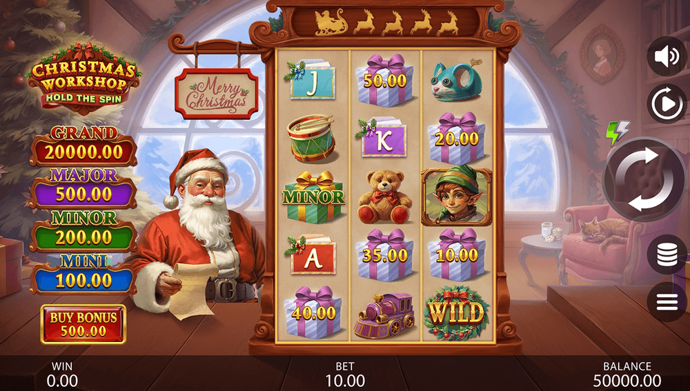 Christmas Workshop: Hold the Spin - Gamzix
